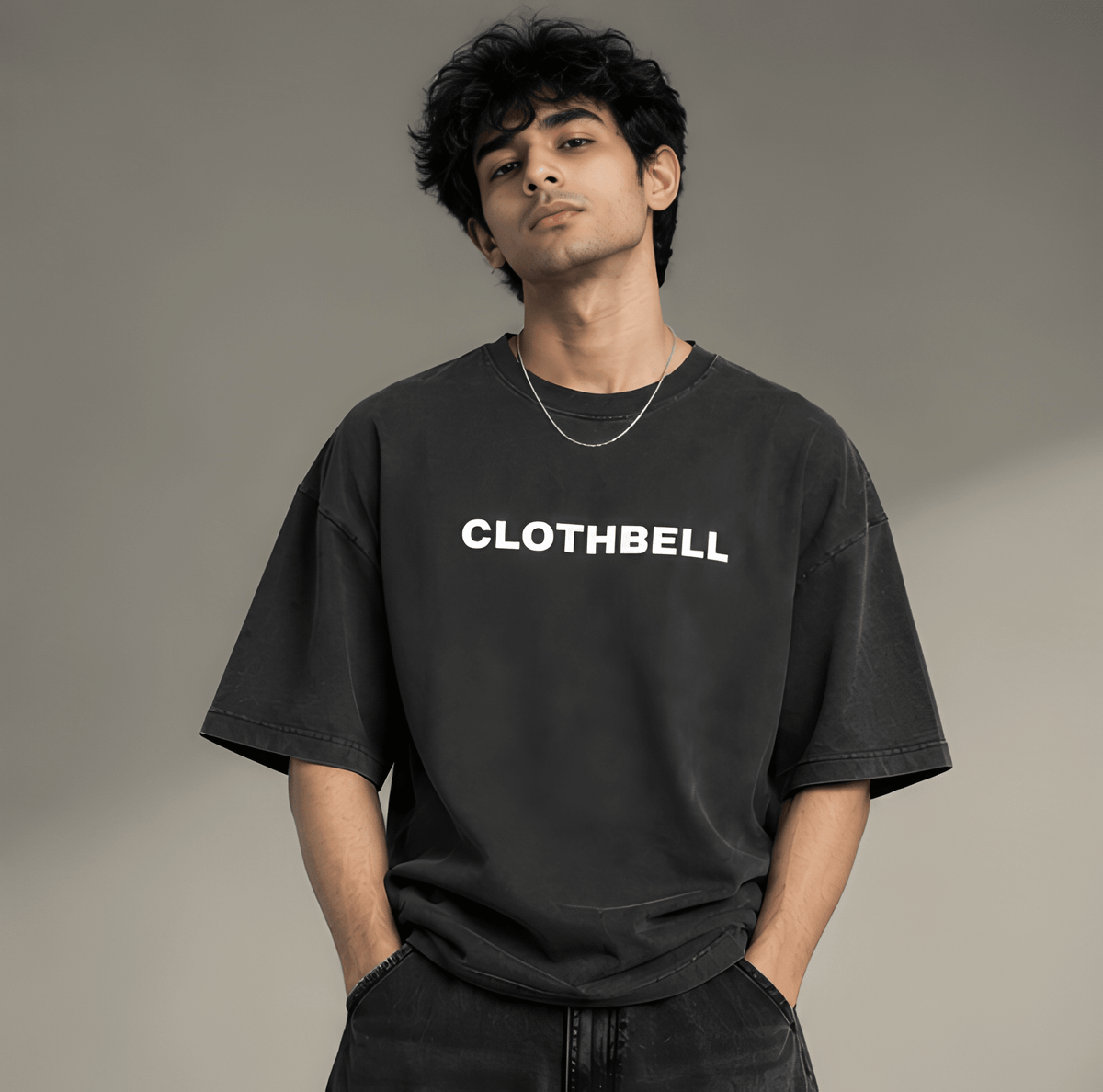 All Things With Love Black Oversized Tshirt