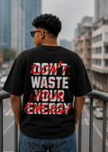 Energy black overrsized tshirt
