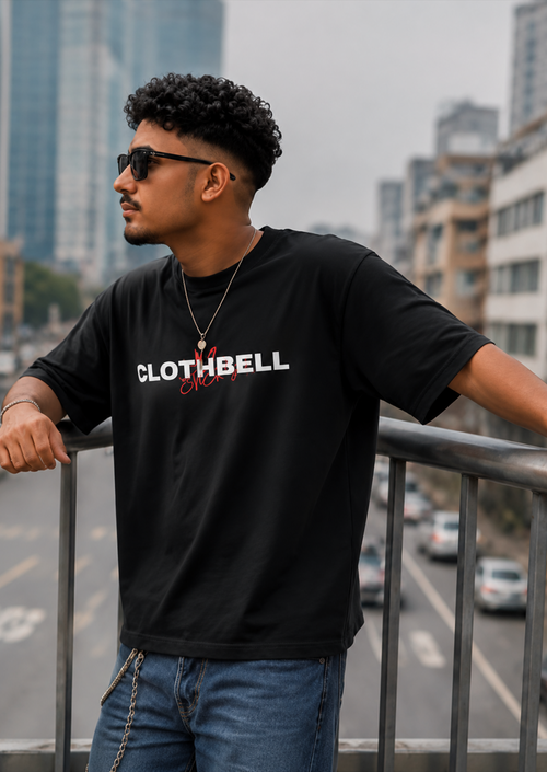 Energy black overrsized tshirt