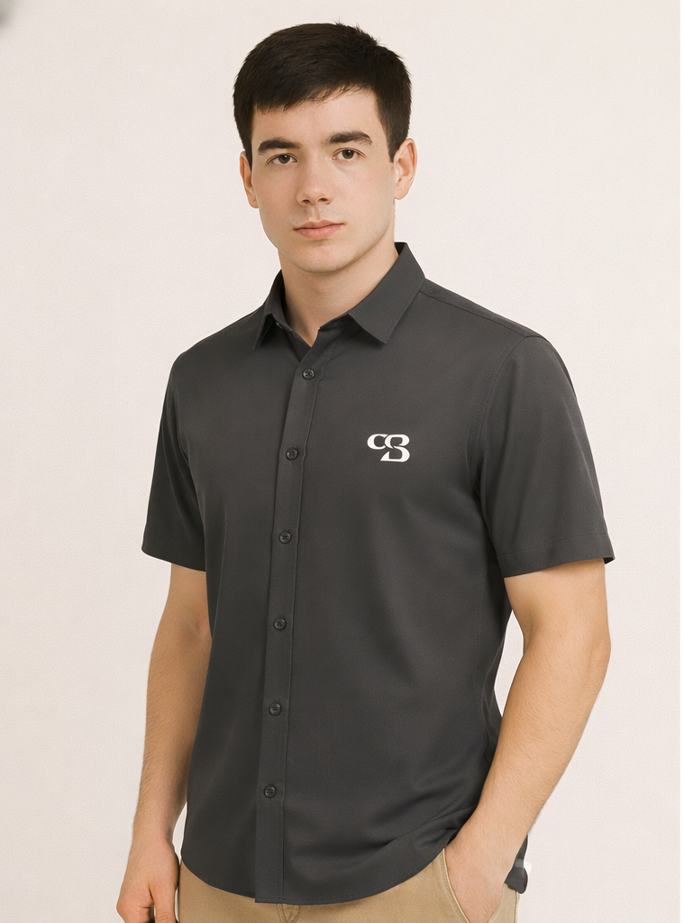 Grey Box Fit Shirt