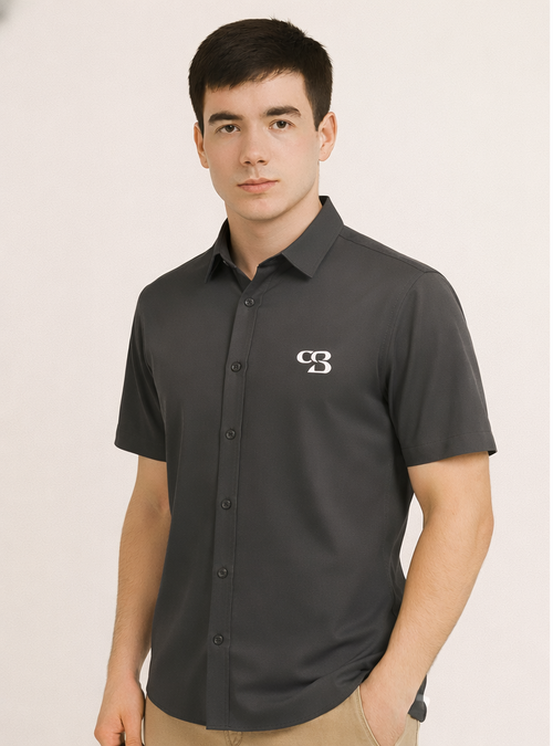 Grey Box Fit Shirt