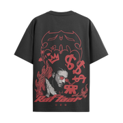 Raftaar Black Oversized Tshirt