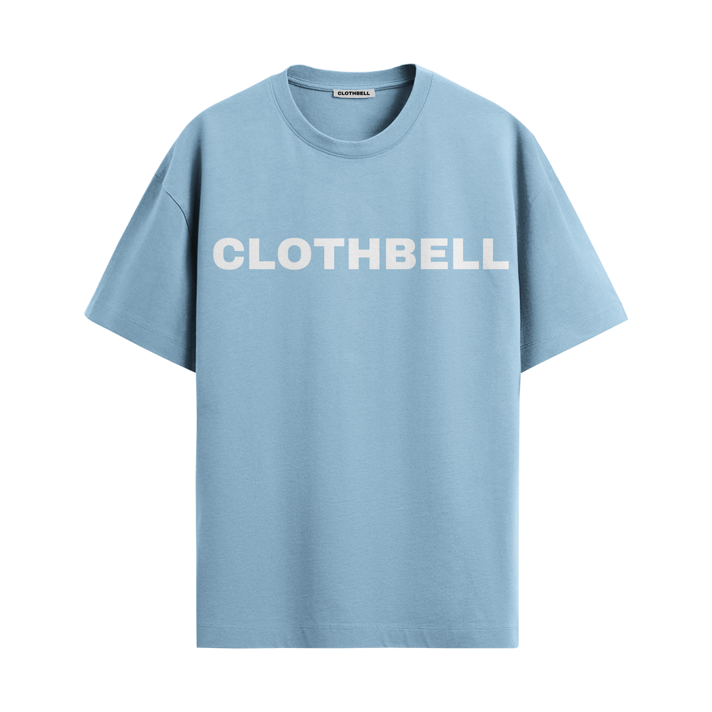 Chase your dream sky blue oversized tshirt