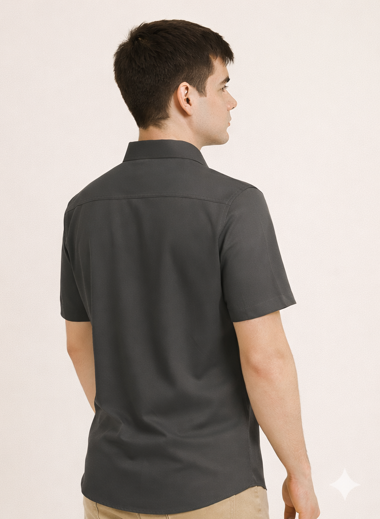 Grey Box Fit Shirt