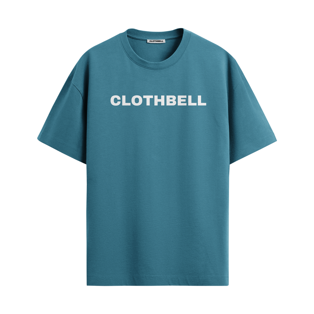 High standards high taste teal oversized tshirt