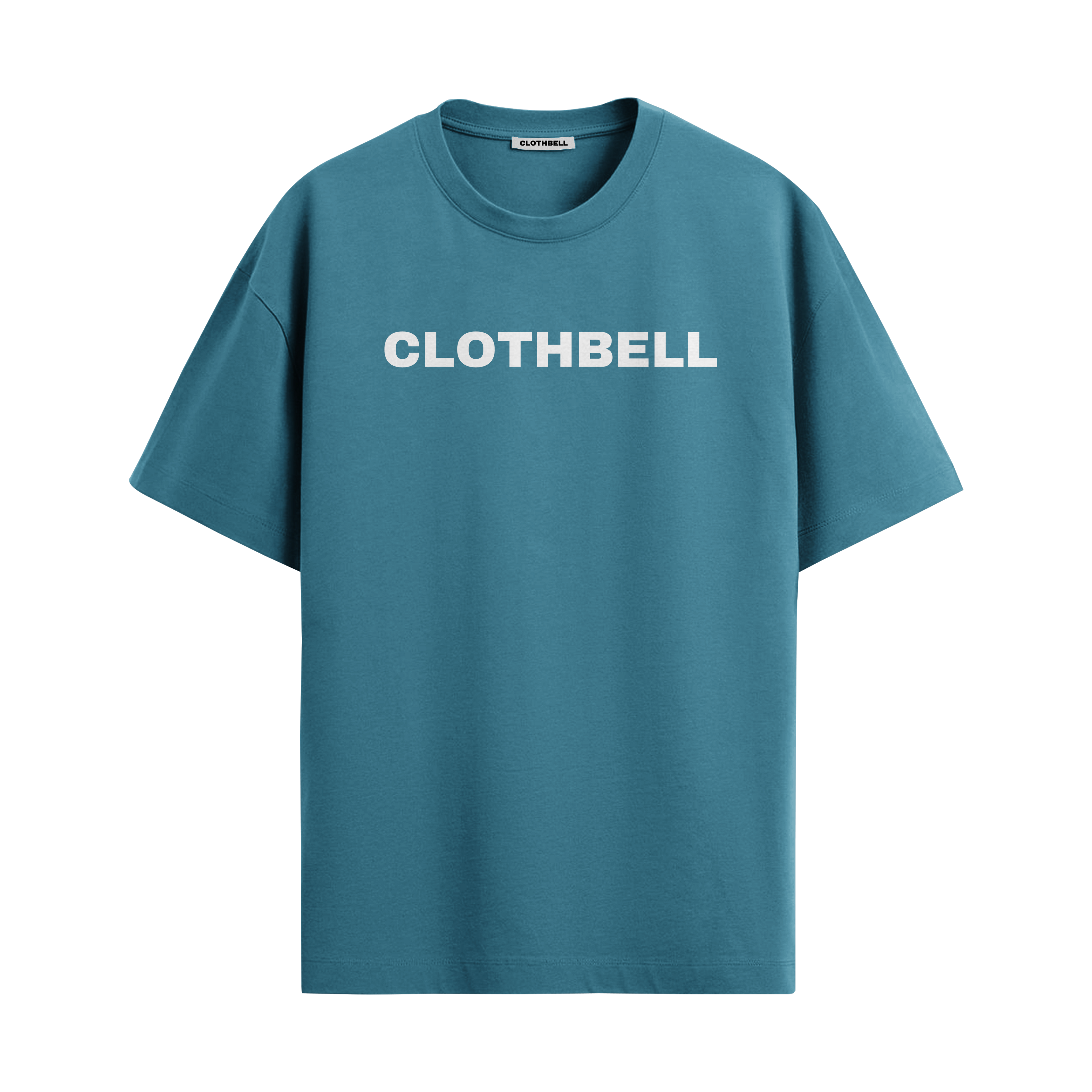 High standards high taste teal oversized tshirt
