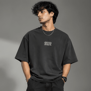 Raftaar Black Oversized Tshirt