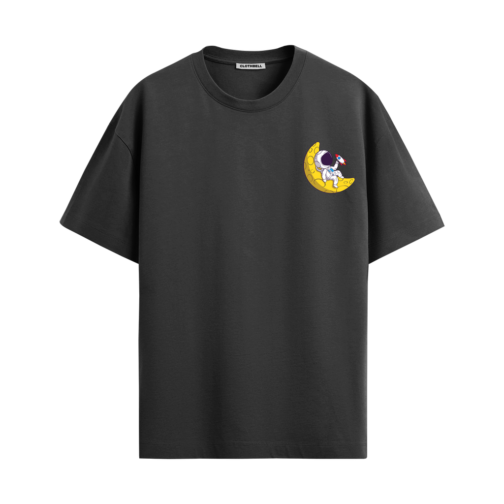 Space black oversized tshirt