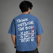 Outside The Box Royal Blue Oversized Tshirt